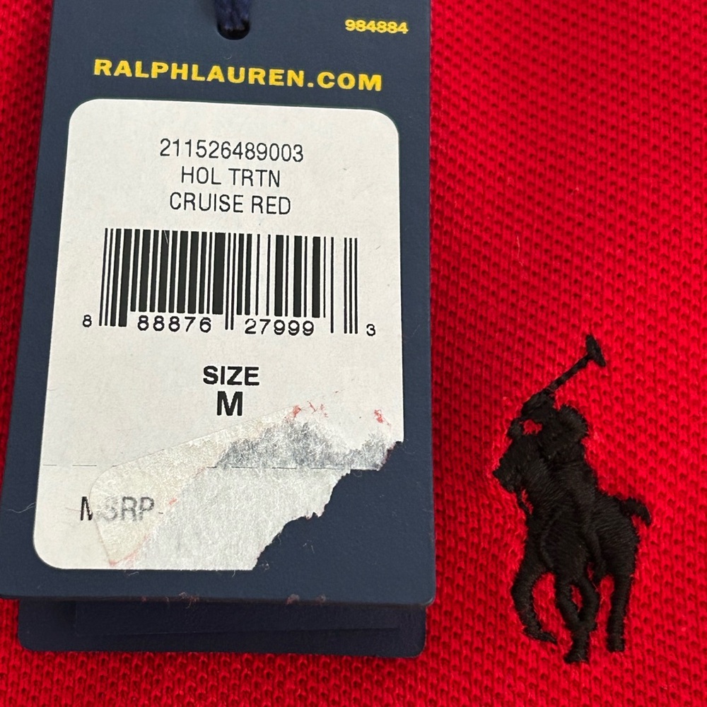 NWT Ralph Lauren POLO Skinny Fit Holiday Tartan in Cruise Red. Women’s M - Picture 10 of 10